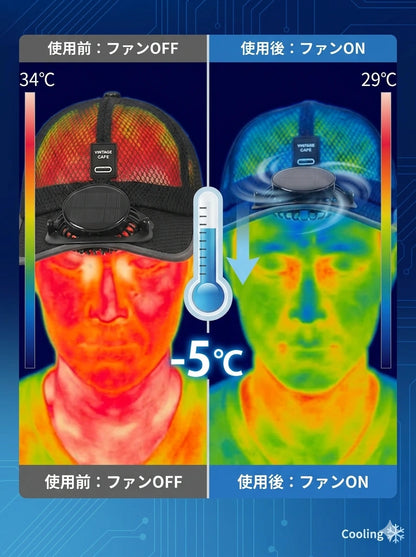 FreshAir™ 涼風送る日よけ帽
